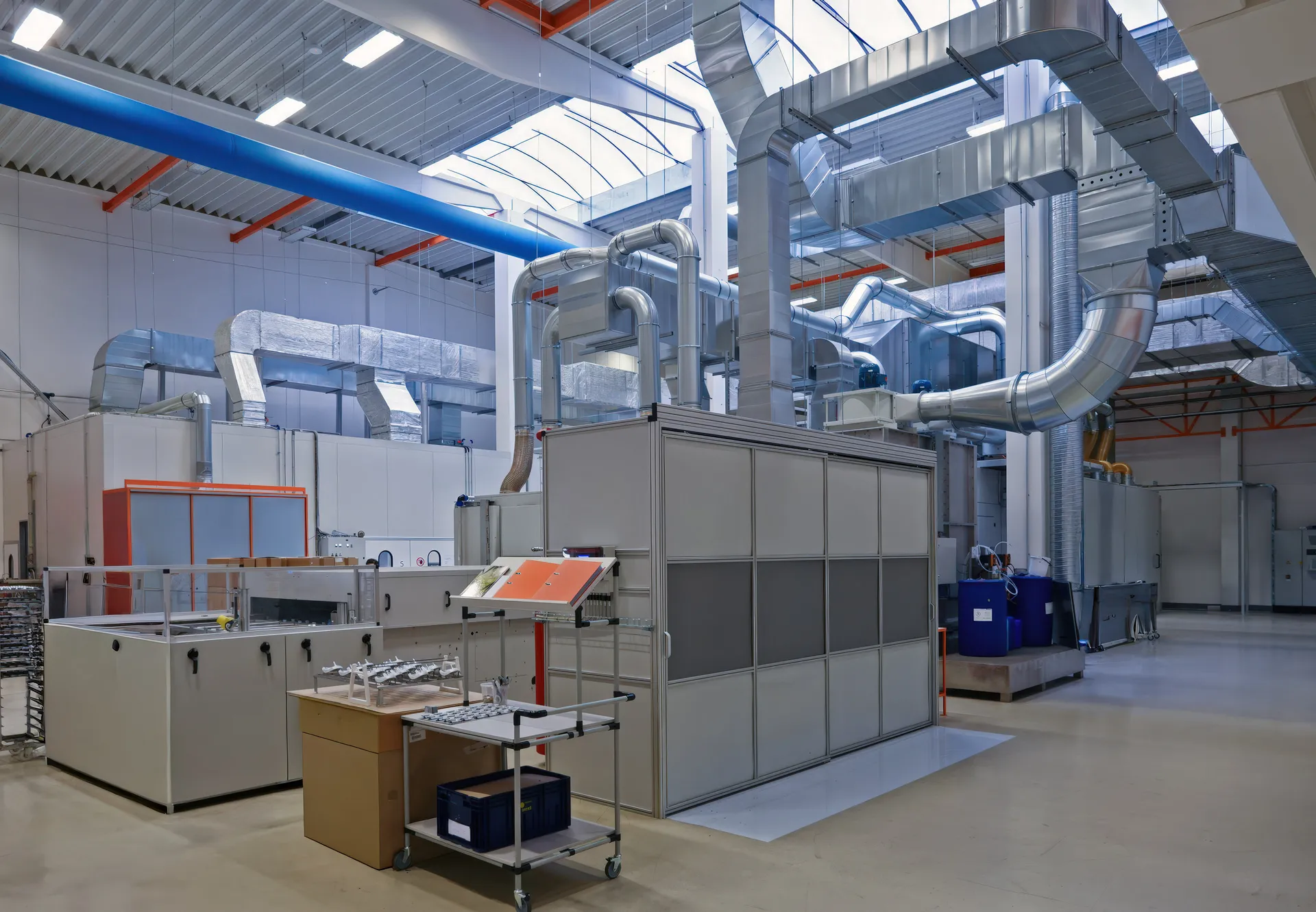 Produktion in Janovice: Lackieranlage